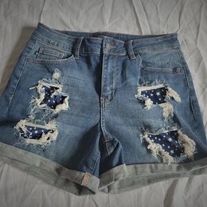 Denim Shirts With Stars Inlay Never Worn